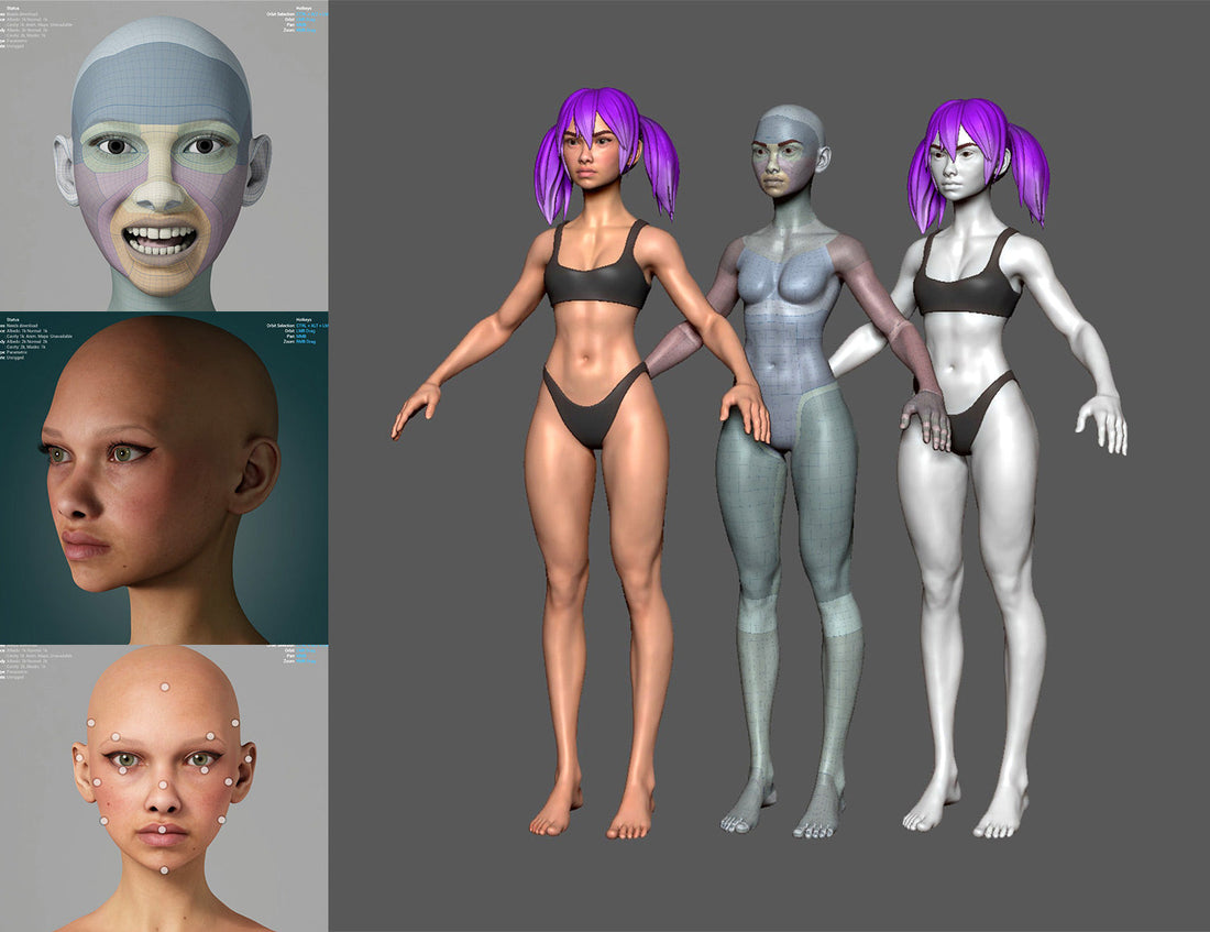 Build Your Own MetaHuman: Introducing the ArtHeroes Male & Female Basemeshes