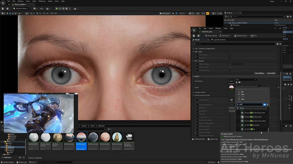 Cinematic Characters in Unreal Engine – Course – ArtHeroes X MrNunez Hub